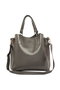 Zoozie Bags Bolso de Hombro Plateado Midi